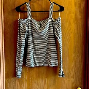 American eagle off the shoulder top